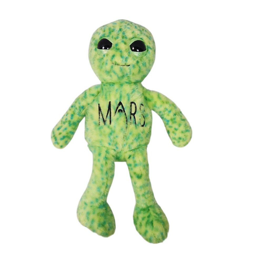 The Petting Zoo Alien With Embroidered Details & Sparkly Eyes 14" Plush Toy